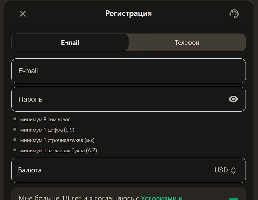 Parimatch зеркало ME